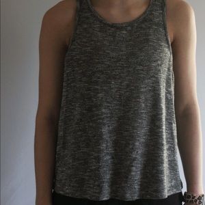 Bar III Gray Dressy Tank Top